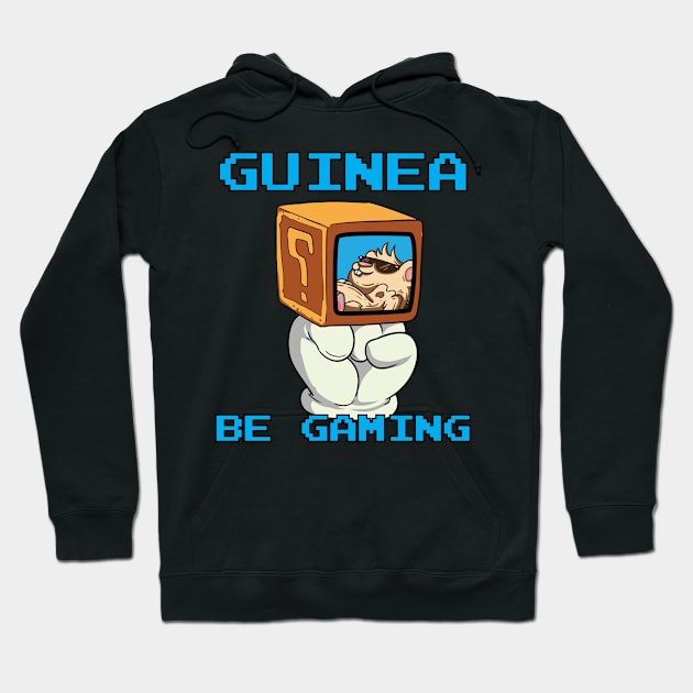 Gift for Guinea Pig Lovers Cute Gaming Guinea Pig Hoodie by Riffize